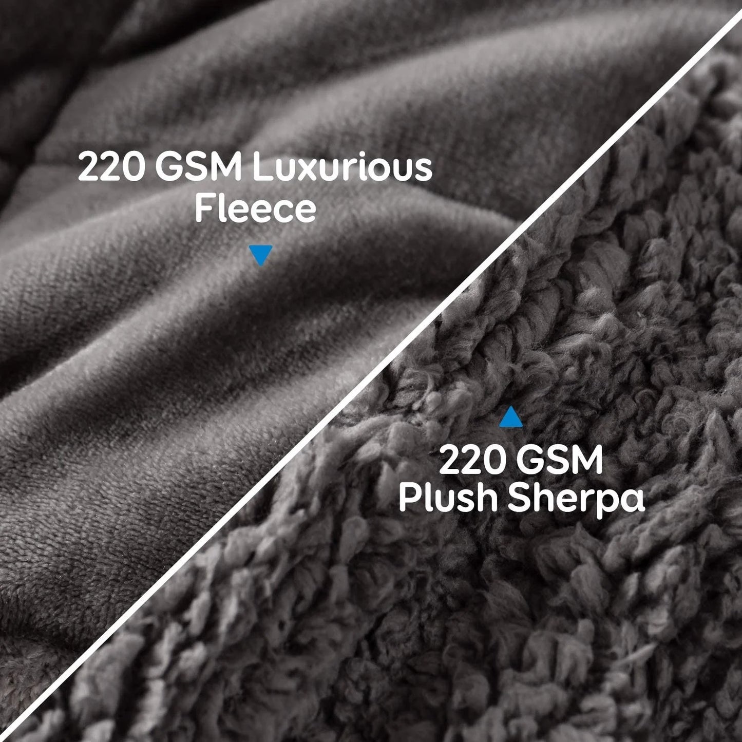 20 Lb Fleece Weighted Blankets for Adults