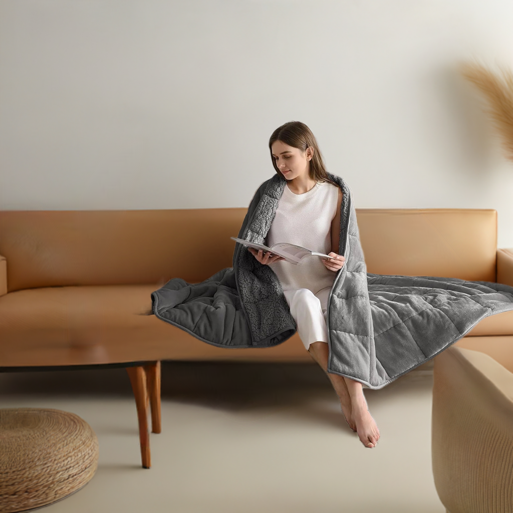 Sherpa Fleece Weighted Blanket