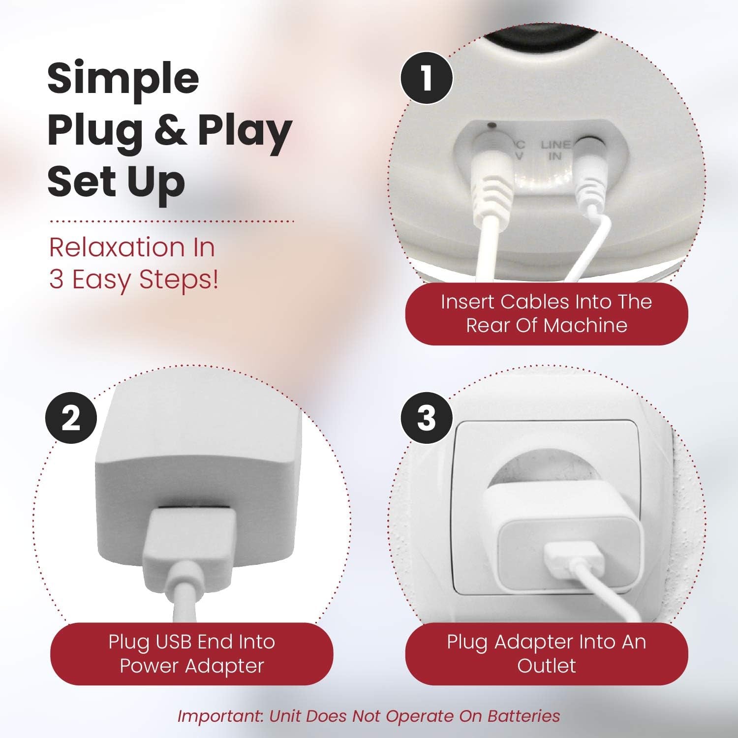 Sleep Therapy Sound White Noise Machine
