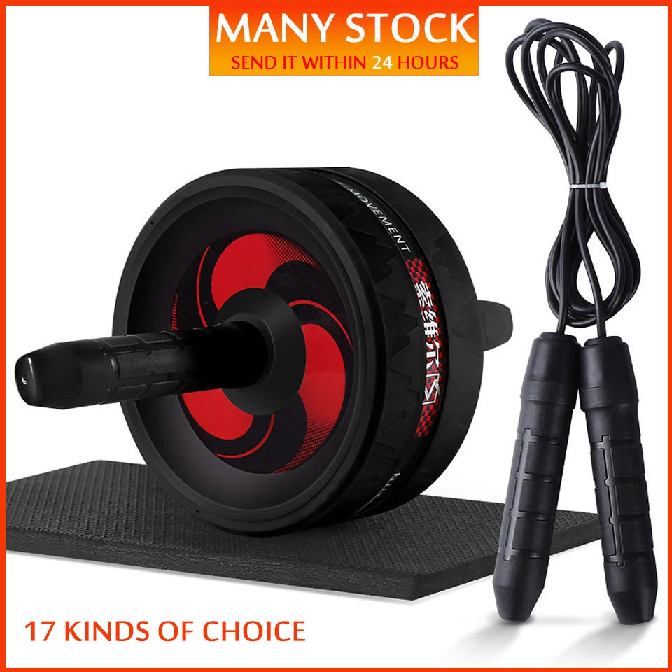 Ultra Core & Cardio Trainer: 2-in-1 Ab Roller & Jump Rope Set