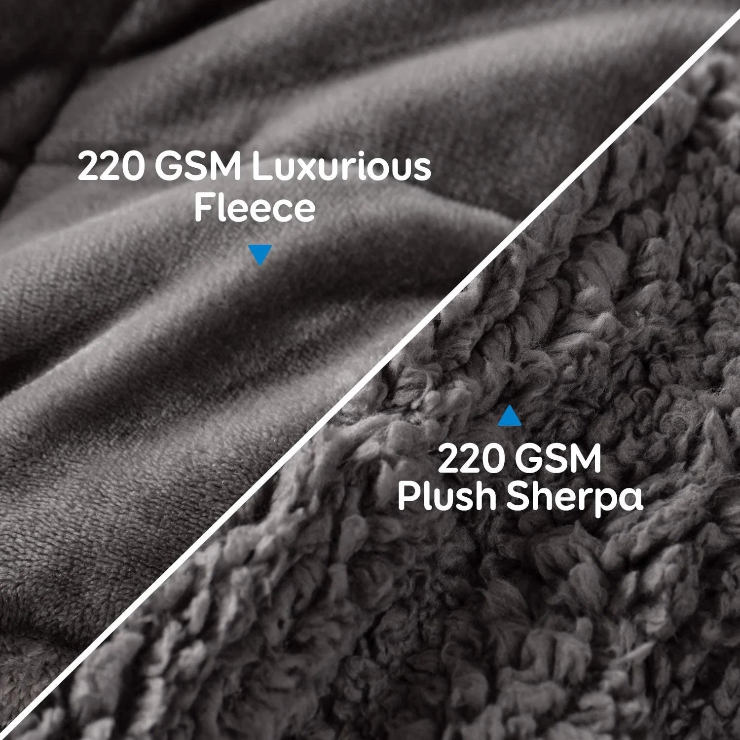 20 Lb Fleece Weighted Blankets for Adults