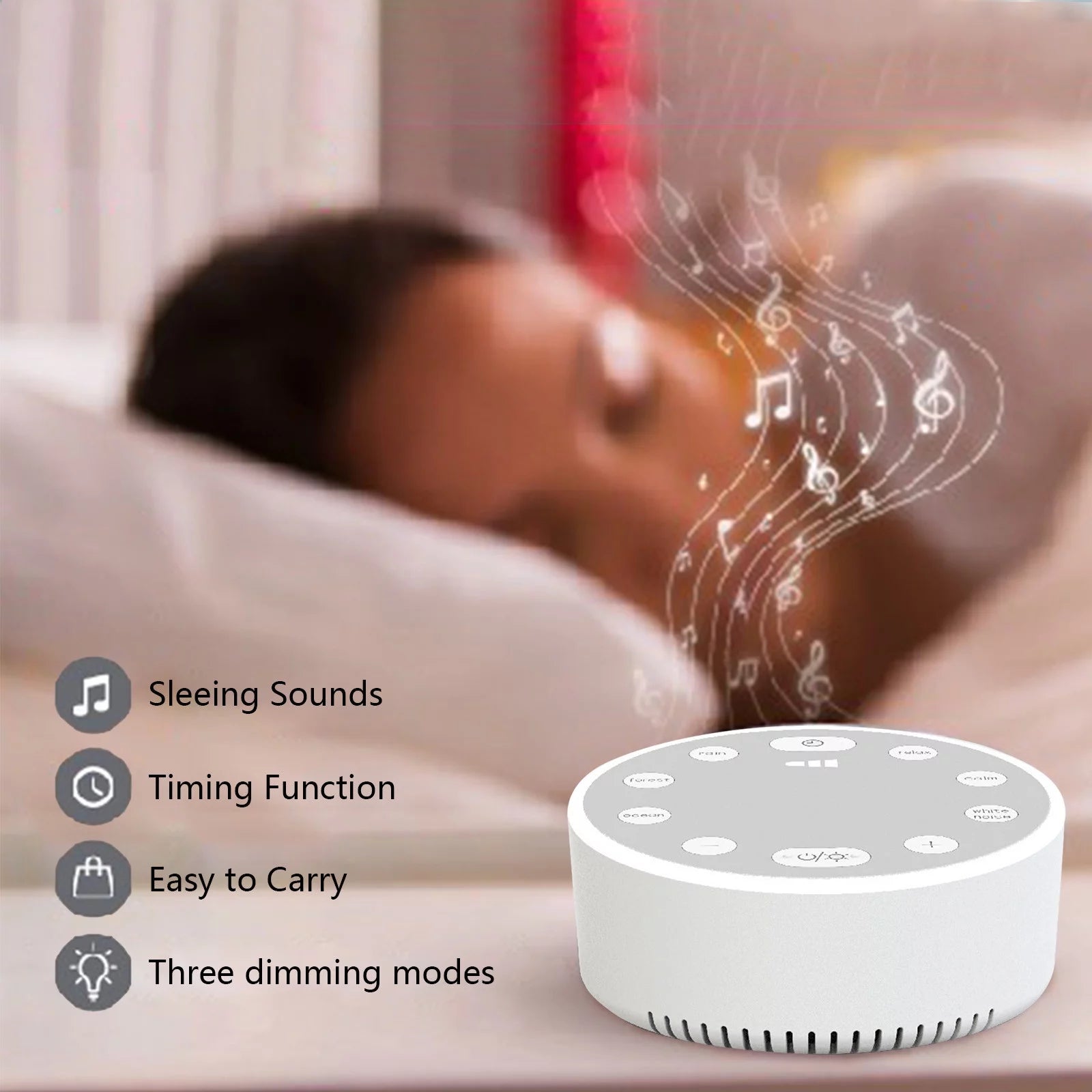 White Noise Sleep Sounder Machine