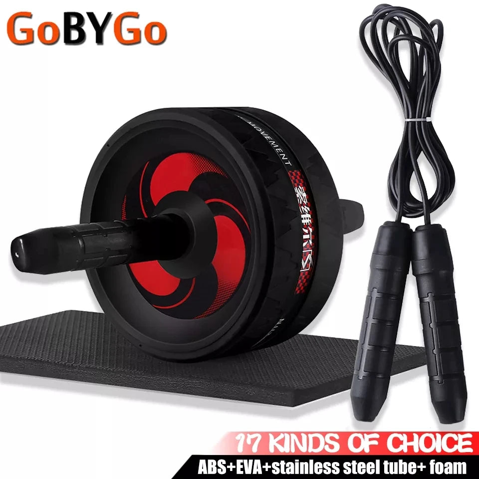 Ultra Core & Cardio Trainer: 2-in-1 Ab Roller & Jump Rope Set