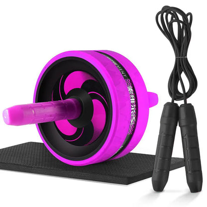 Ultra Core & Cardio Trainer: 2-in-1 Ab Roller & Jump Rope Set