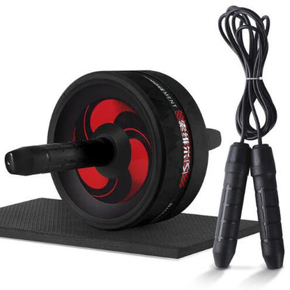 Ultra Core & Cardio Trainer: 2-in-1 Ab Roller & Jump Rope Set