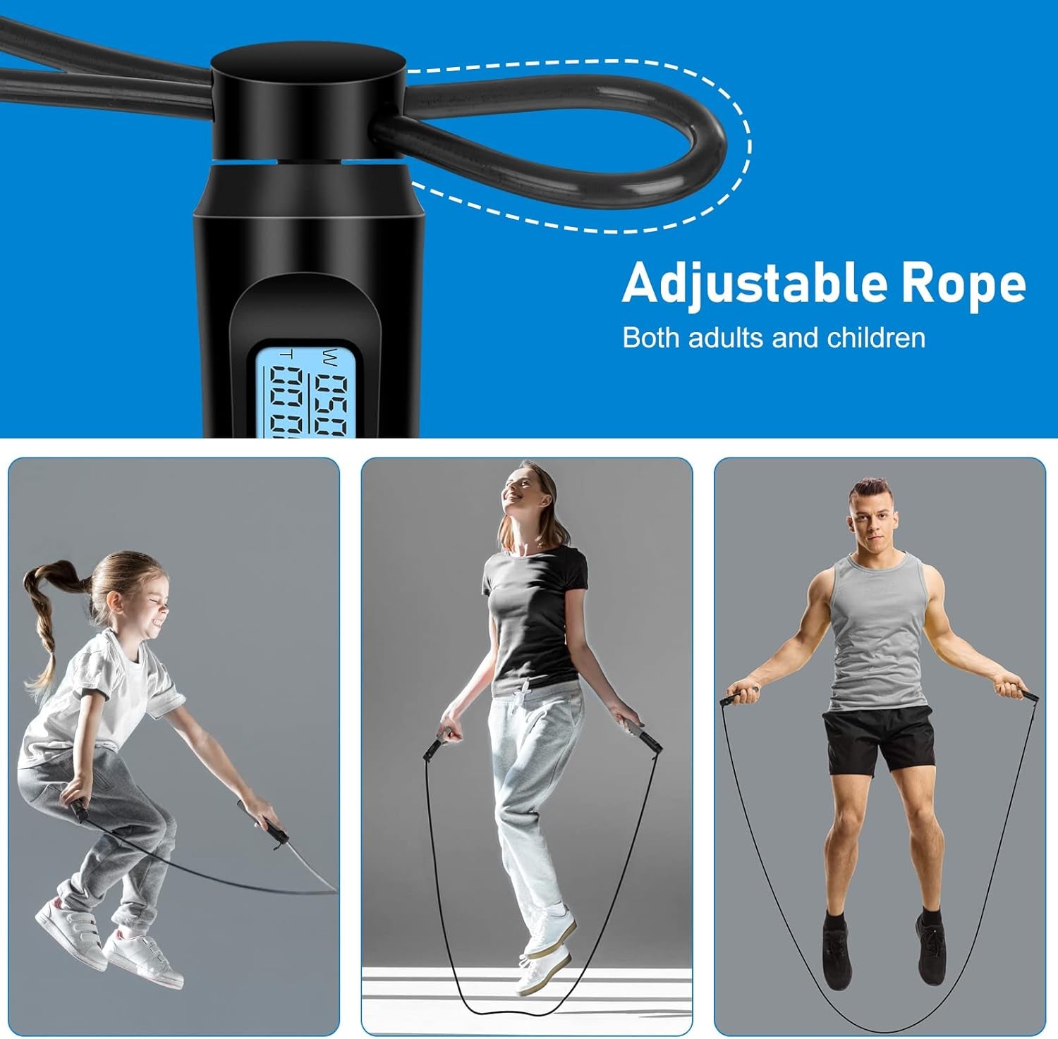 Sports & Outdoors
Jump Ropes
Exercise & Fitness
Accessories