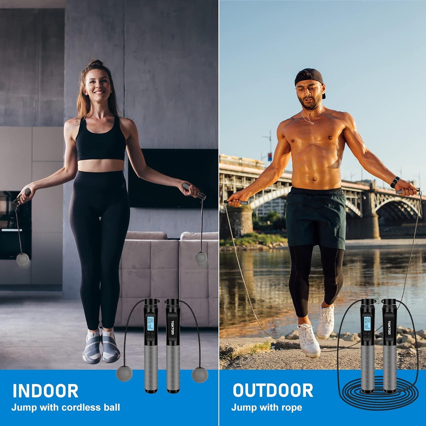 Sports & Outdoors
Jump Ropes
Exercise & Fitness
Accessories