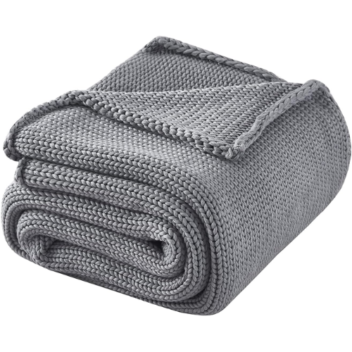 Cooling Chunky Knit Heavy Weighted Blanket