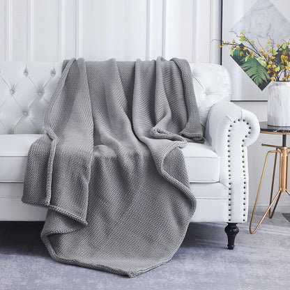 Cooling Chunky Knit Heavy Weighted Blanket 