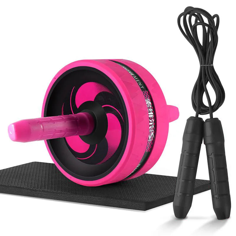 Ultra Core & Cardio Trainer: 2-in-1 Ab Roller & Jump Rope Set