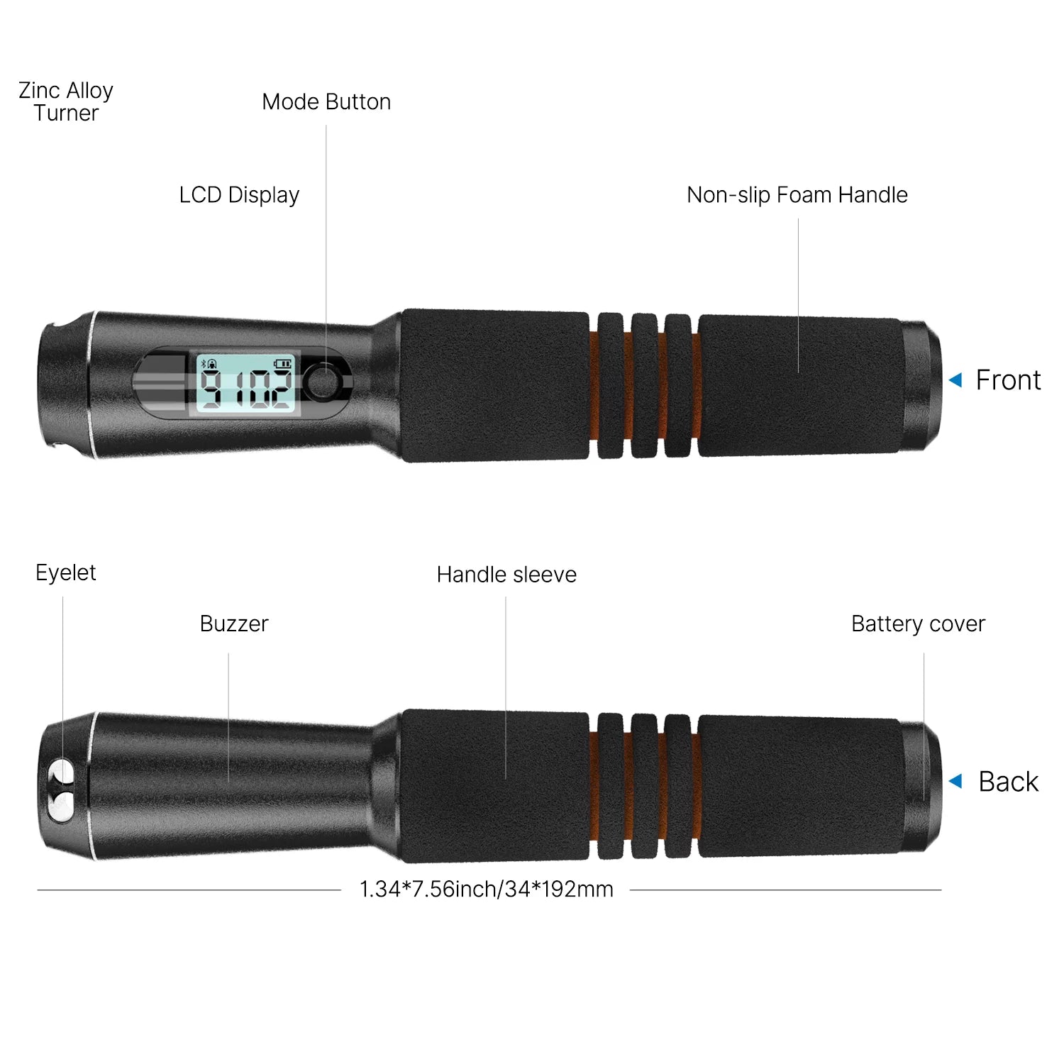 Fitness Skipping Rope with APP Data Analysis